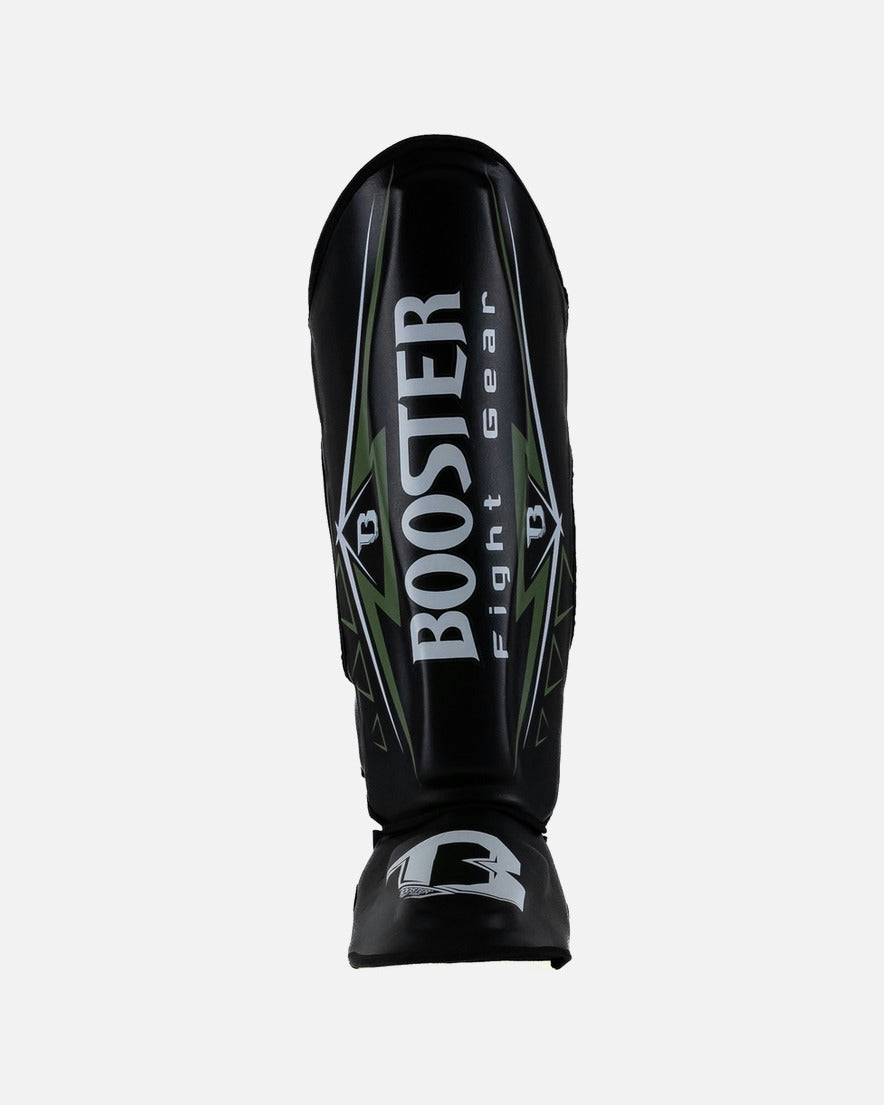 Booster Scheenbeschermers Warrior - Zwart