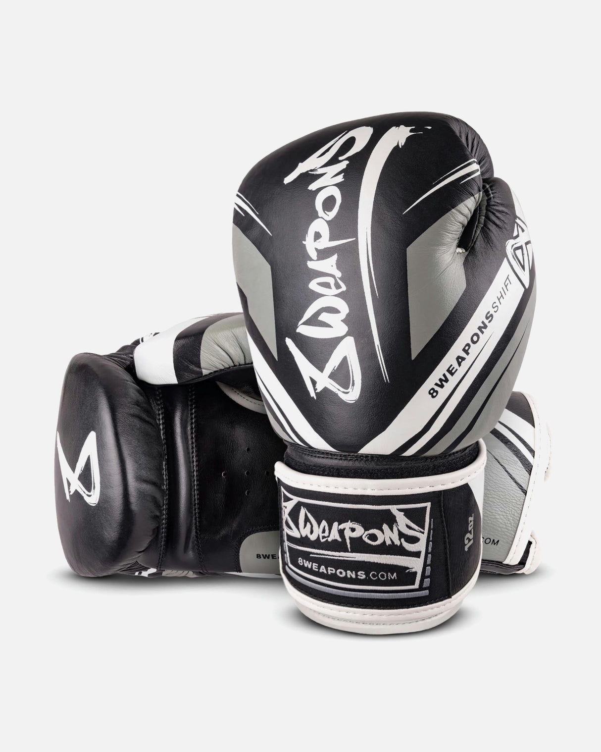 8 WEAPONS Bokshandschoenen Shift - Zwart/Wit