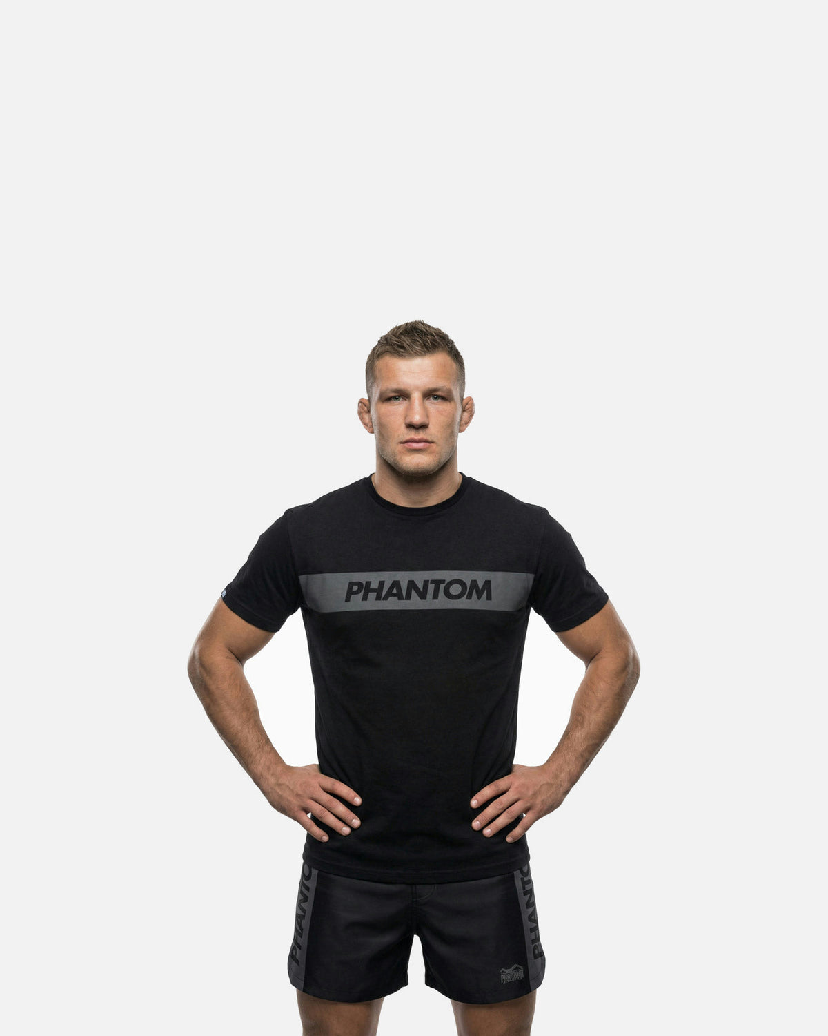 Phantom Athletics MMA Shorts Fusion Apex - Zwart/Grijs