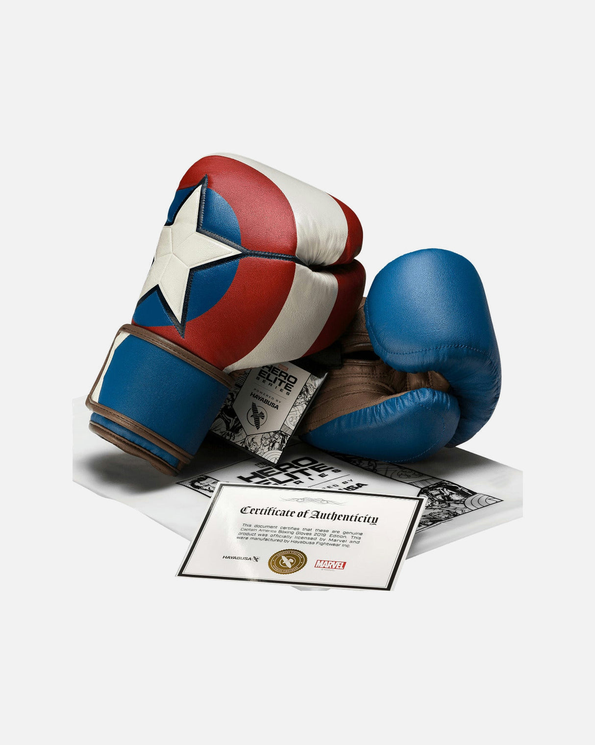 Hayabusa x Marvel Bokshandschoenen Captain America - Rood/Wit/Blauw