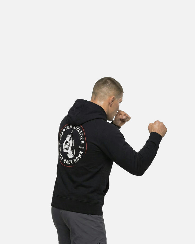 Phantom Athletics Hoodie Never Back Down – Czarna