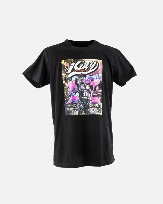 King Pro Boxing T-Shirt Comic - Zwart