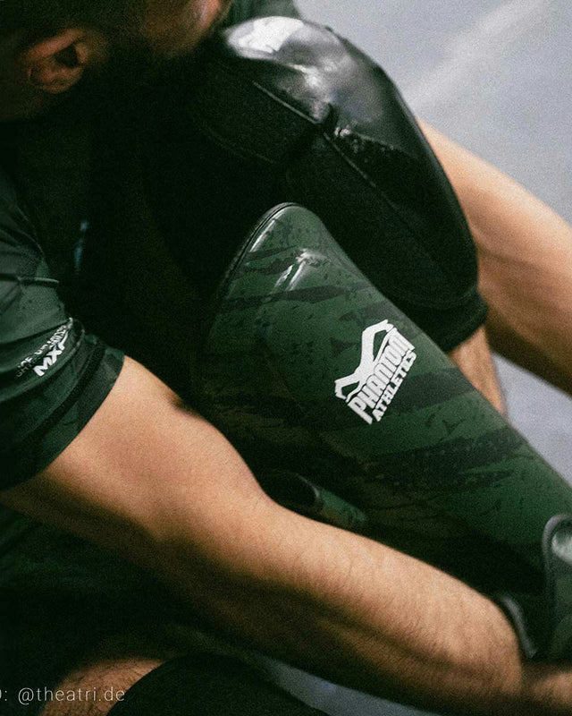 Phantom Athletics Scheenbeschermers Camo Tiger - Legergroen