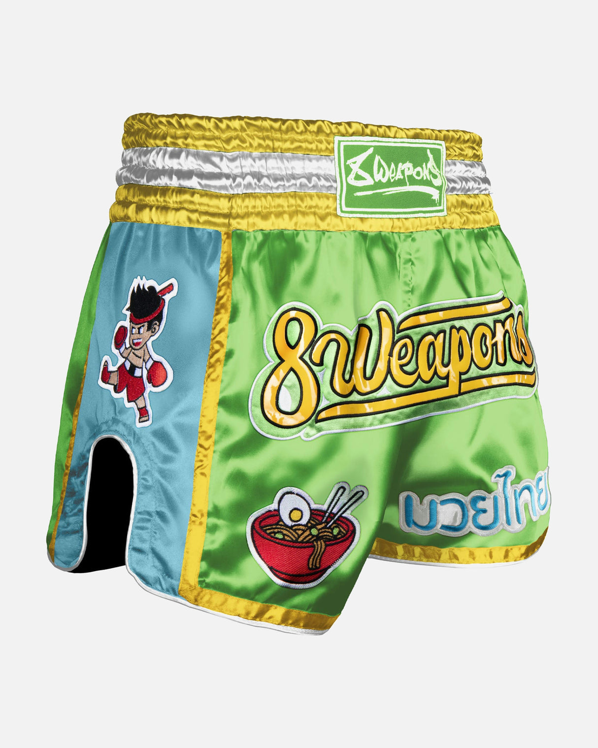 8 WEAPONS Muay Thai Shorts Yummy - Groen