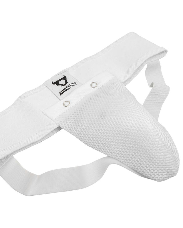 Ringhorns Charger by Venum Groin Guard Kids - White