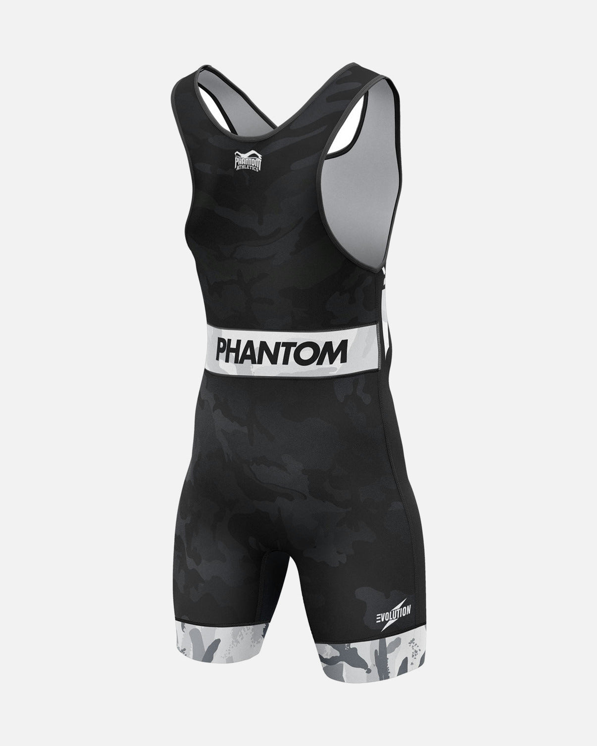 Phantom Athletics Worstelsinglet Warfare - Zwart/Winter Camo