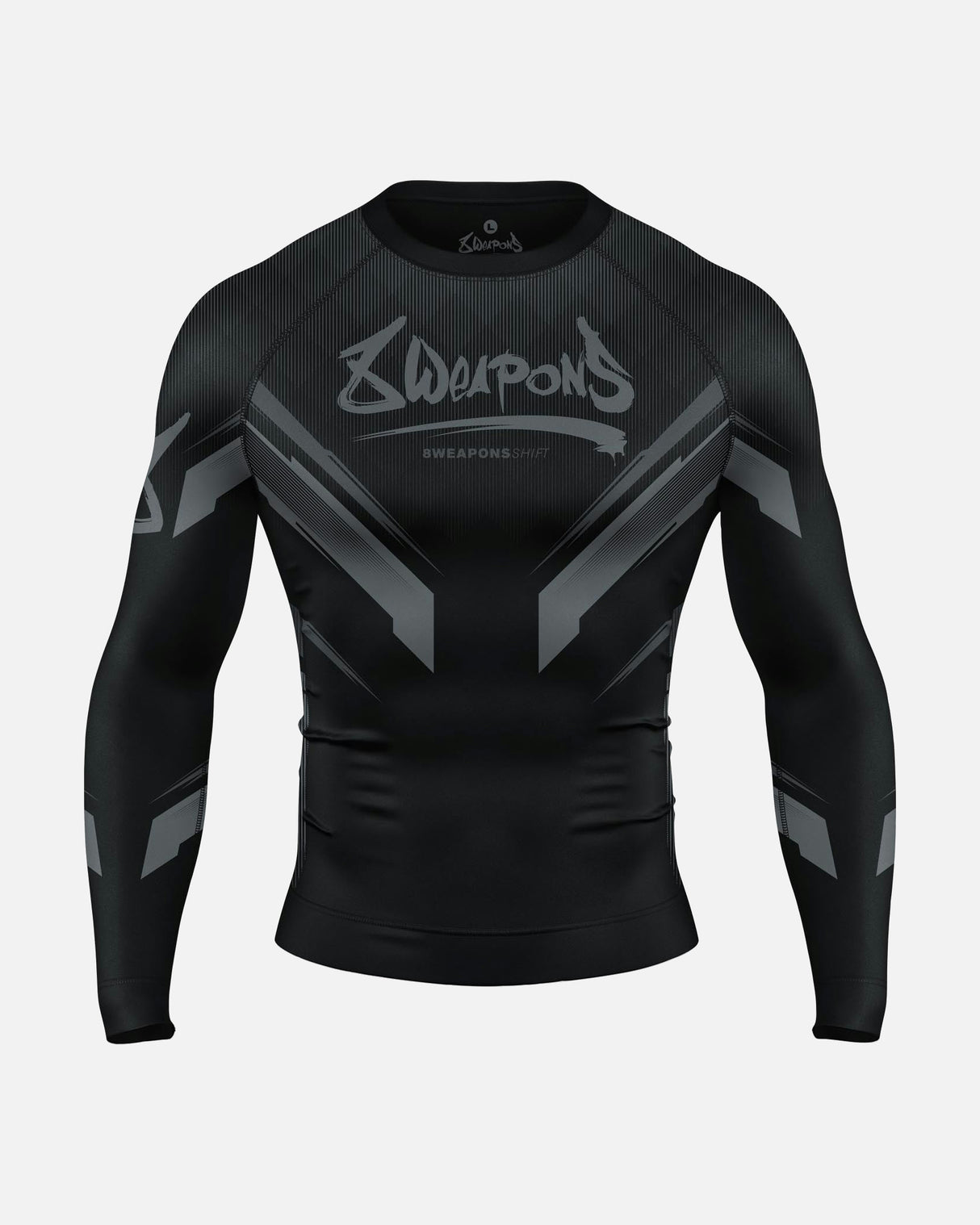 8 WEAPONS Rashguard Shift - Zwart