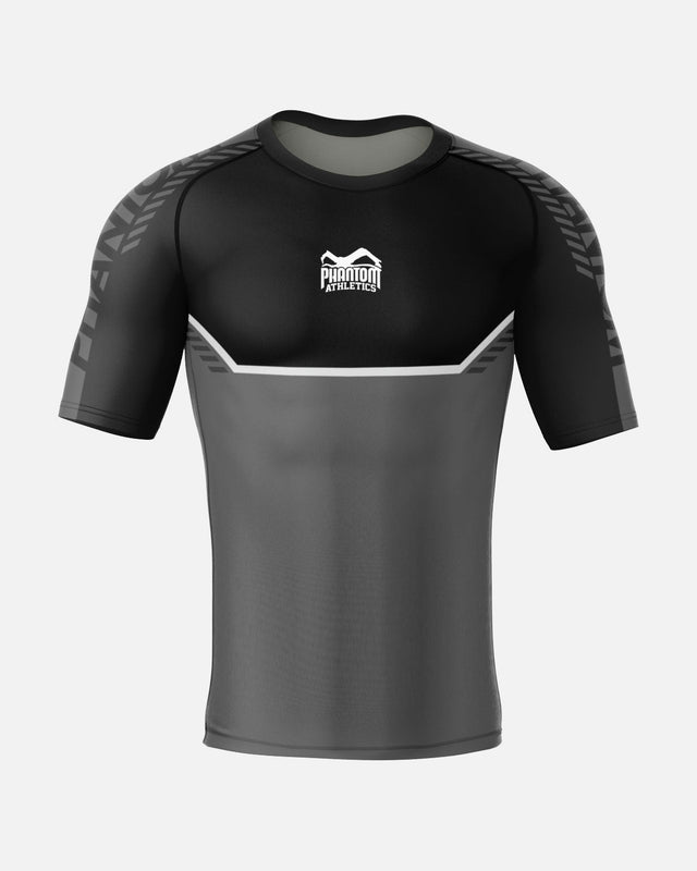 Phantom Athletics Rashguard EVO Apex Korte Mouwen - Grijs