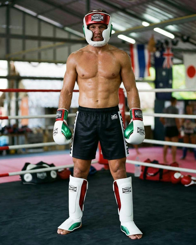 Phantom Athletics Scheenbeschermers Mexico - Wit/Groen/Rood