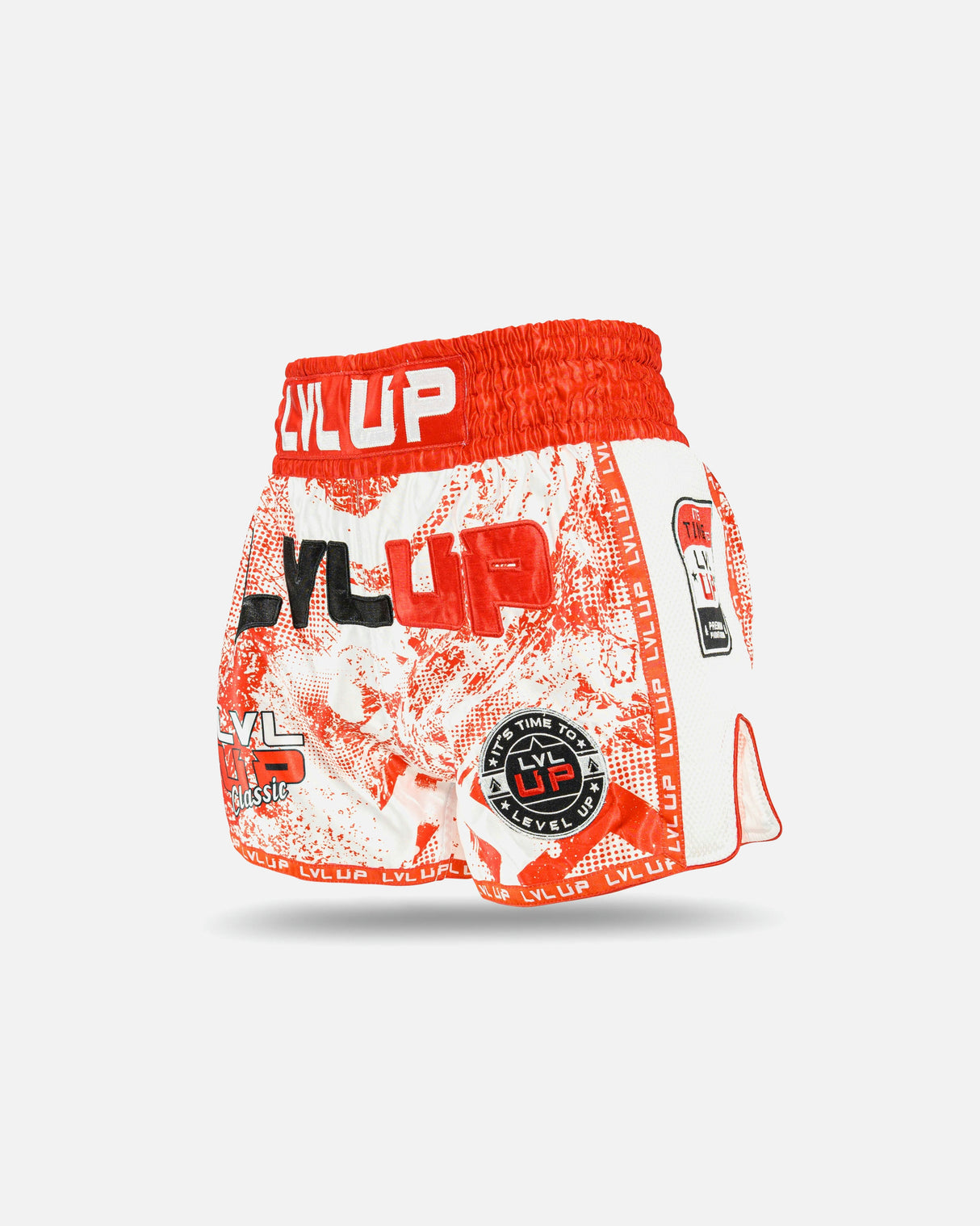 LVL UP Muay Thai Shorts Stadium - Rood