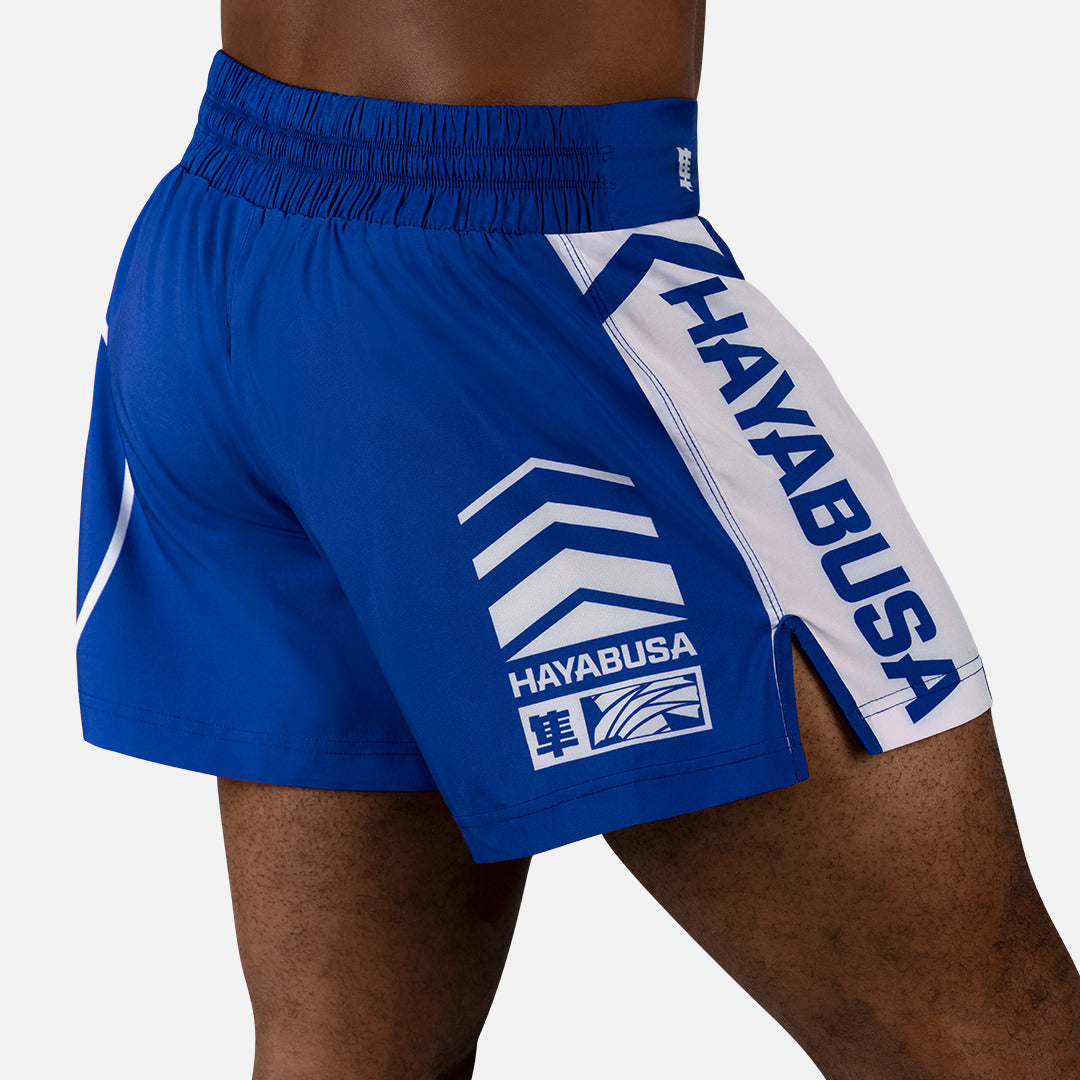 Hayabusa Muay Thai Shorts Icon - Blauw/Wit