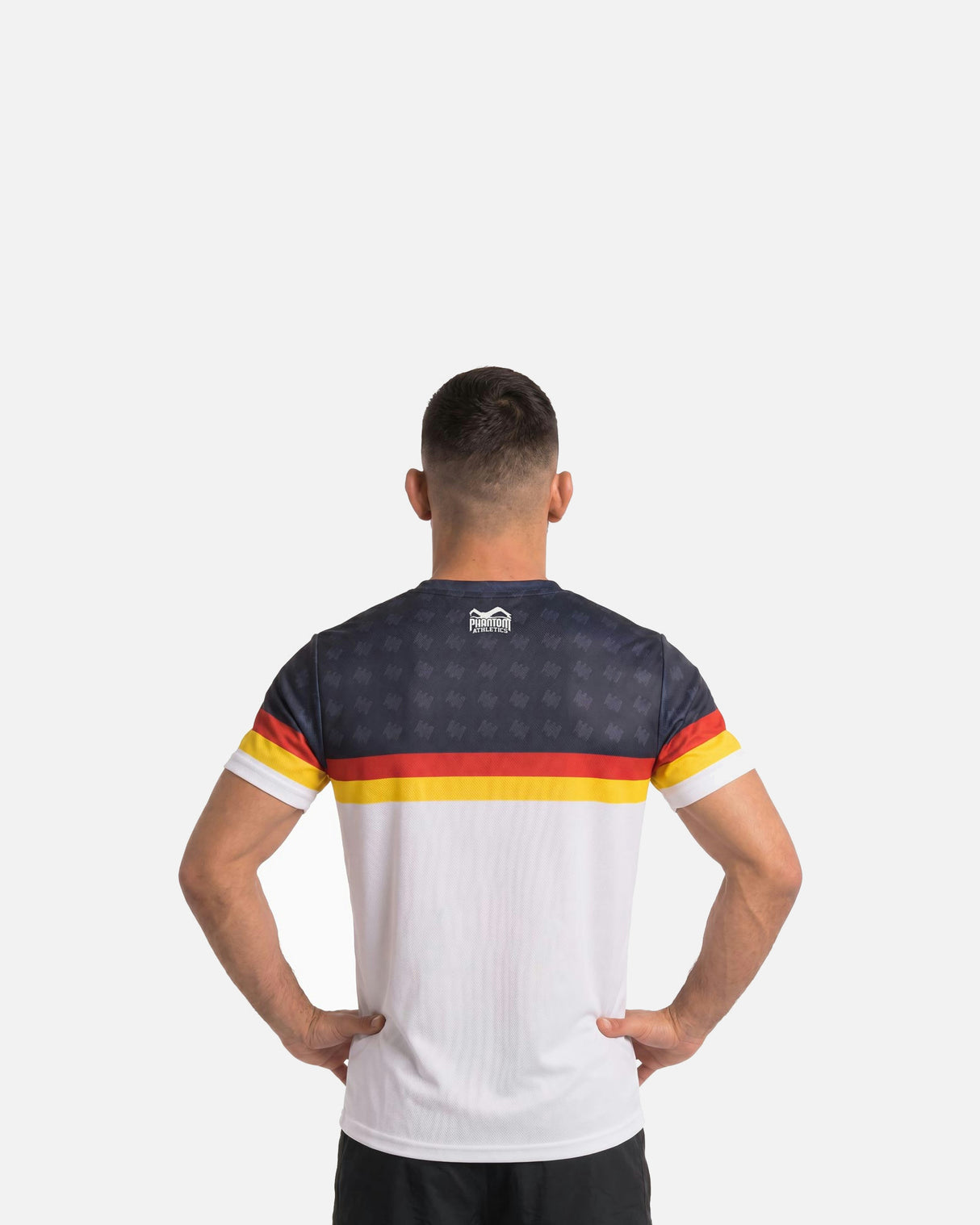 Phantom Athletics T-Shirt EVO+ Germany - Wit/Zwart/Rood/Goud