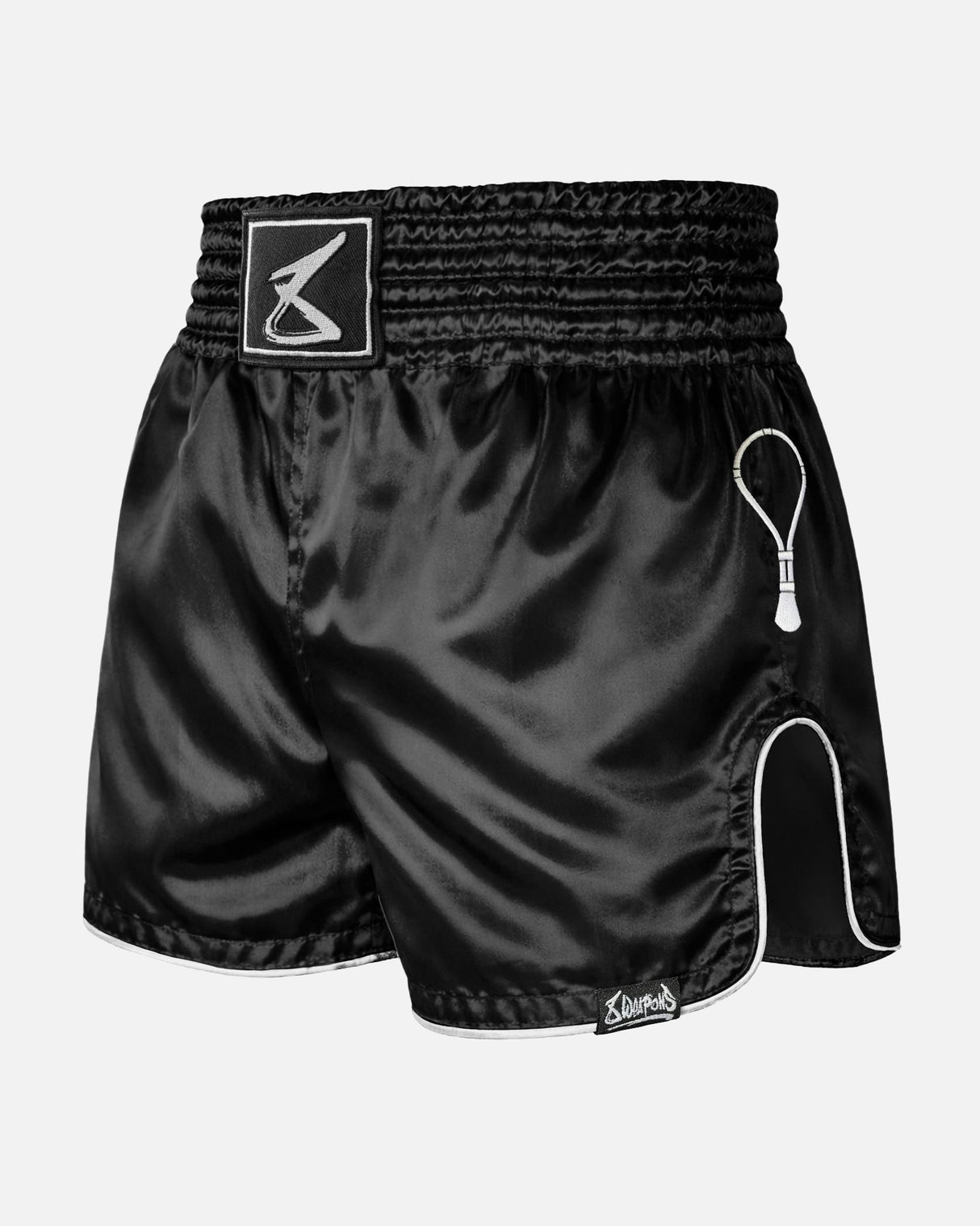 8 WEAPONS Muay Thai Shorts Mongkol - Zwart/Wit