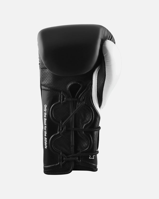 Guantoni da boxe Adidas Hybrid 350 Duo Lace – Nero/Bianco
