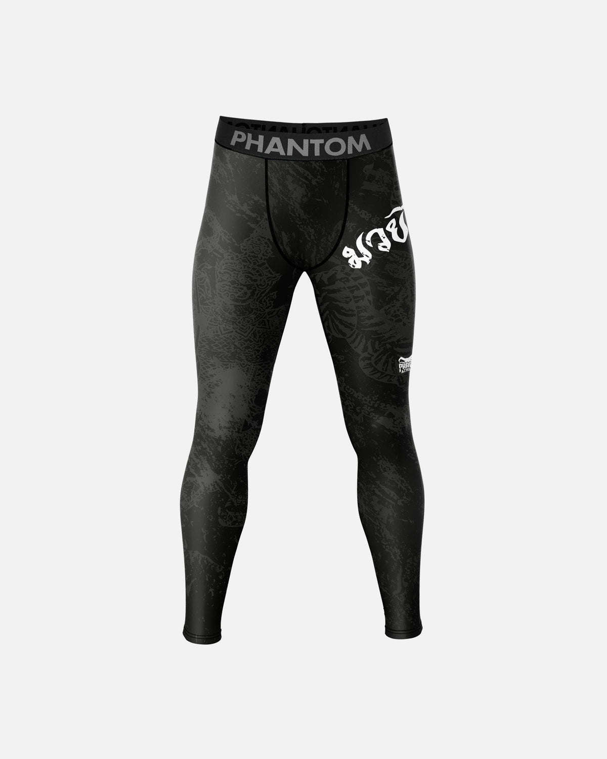 Phantom Athletics Compressie Shorts Muay Thai - Zwart/Grijs