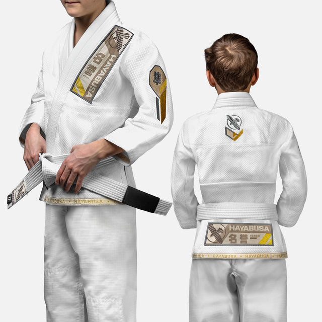 Kimono de BJJ Hayabusa Ascend – Criança – Branco