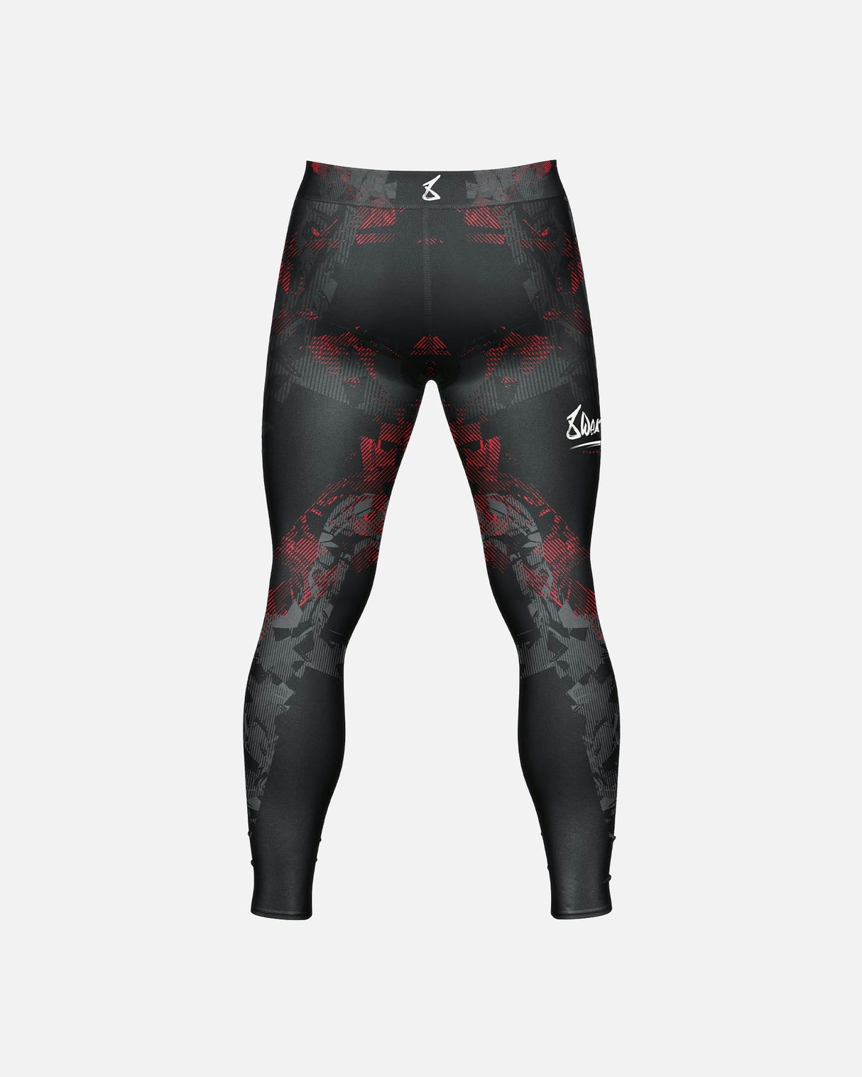 8 WEAPONS Compressiebroek Hit 2.0 - Zwart/Rood