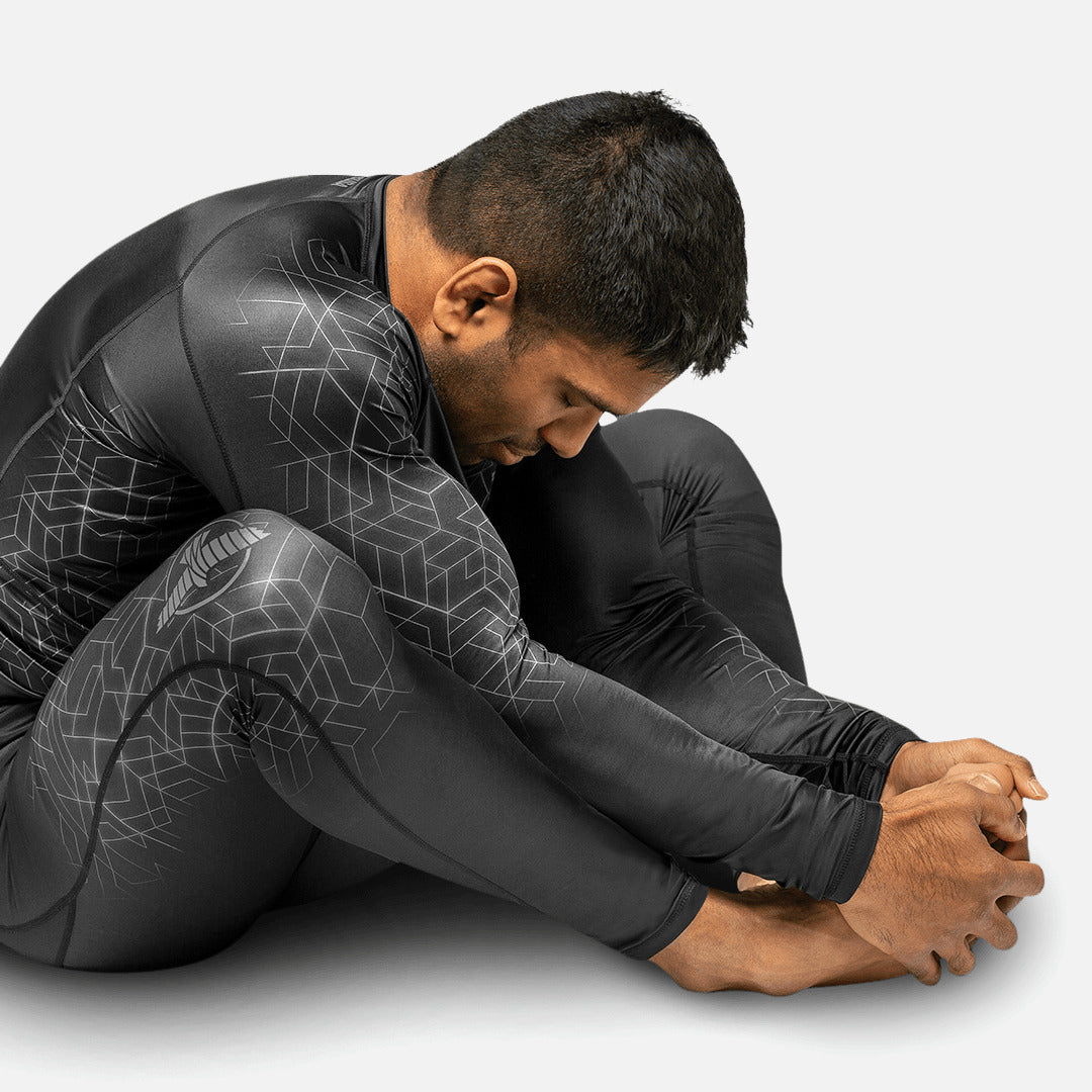 Hayabusa Compressie Shorts Geo - Grijs