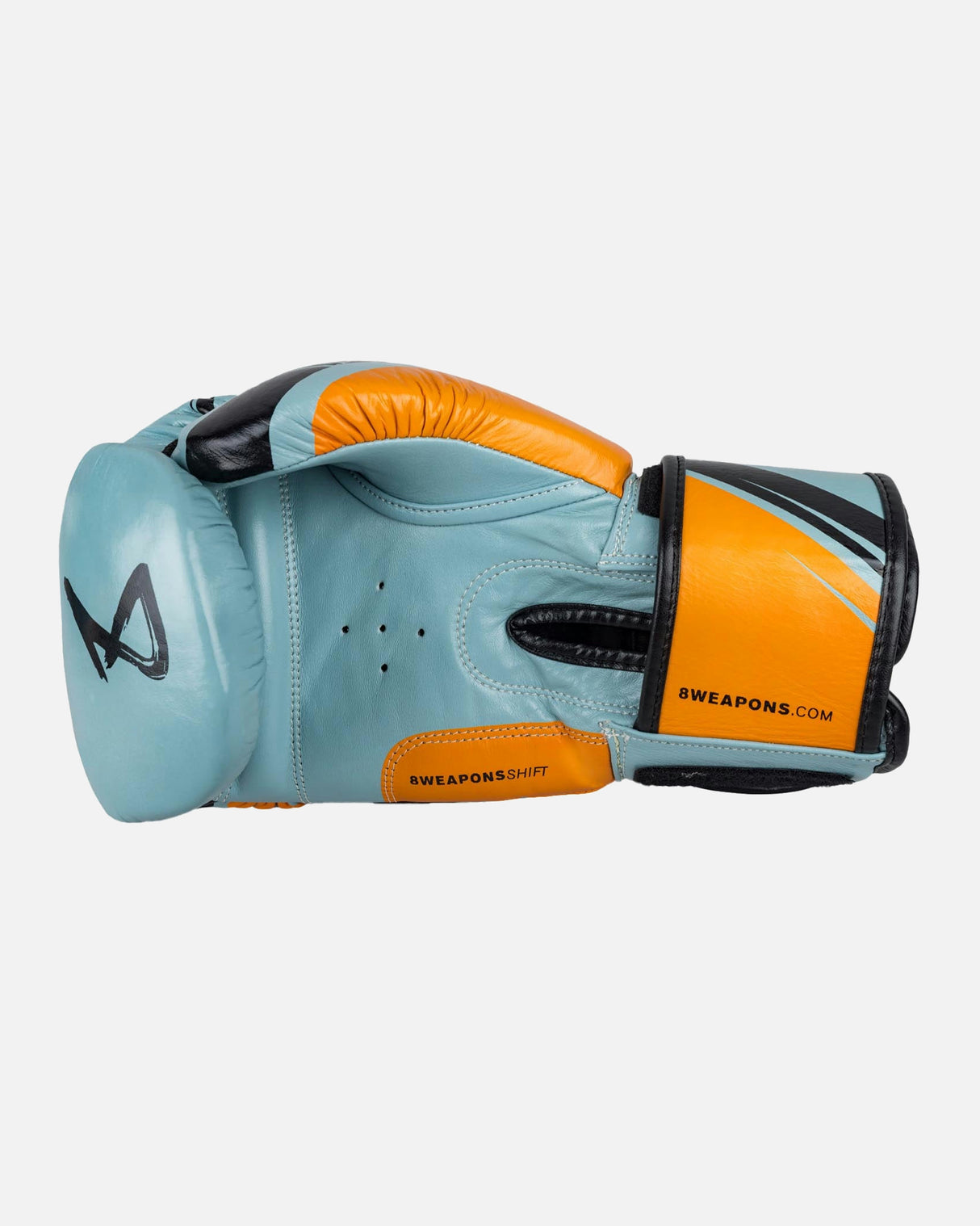 8 WEAPONS Bokshandschoenen Shift - Ijsgrijs/Oranje