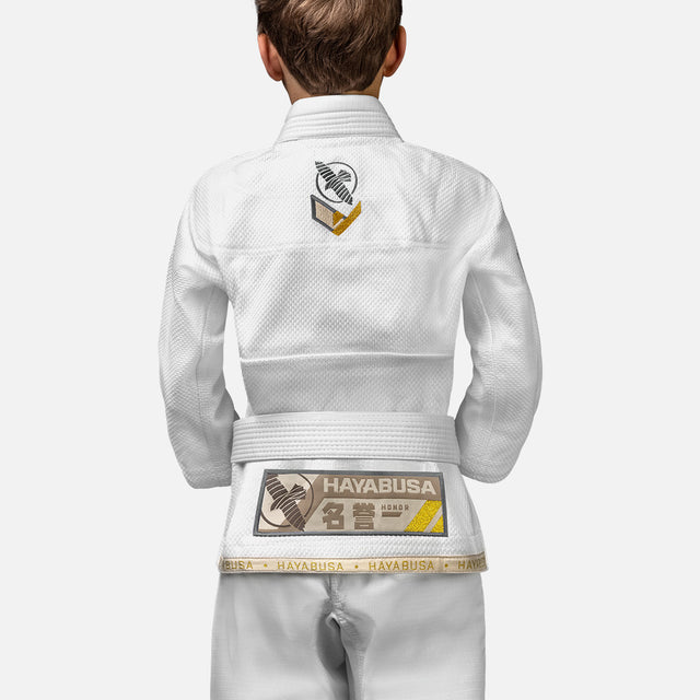 Kimono de BJJ Hayabusa Ascend – Criança – Branco