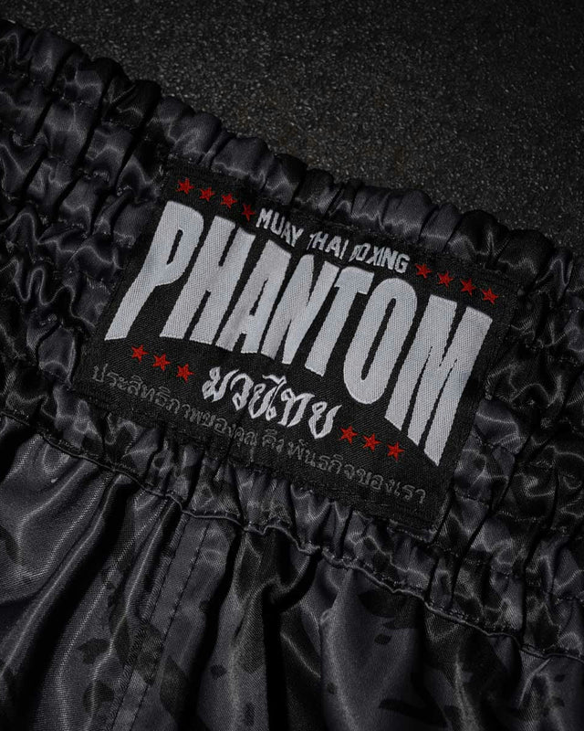 Phantom Athletics Muay Thai Shorts Tiger Camo – Grey
