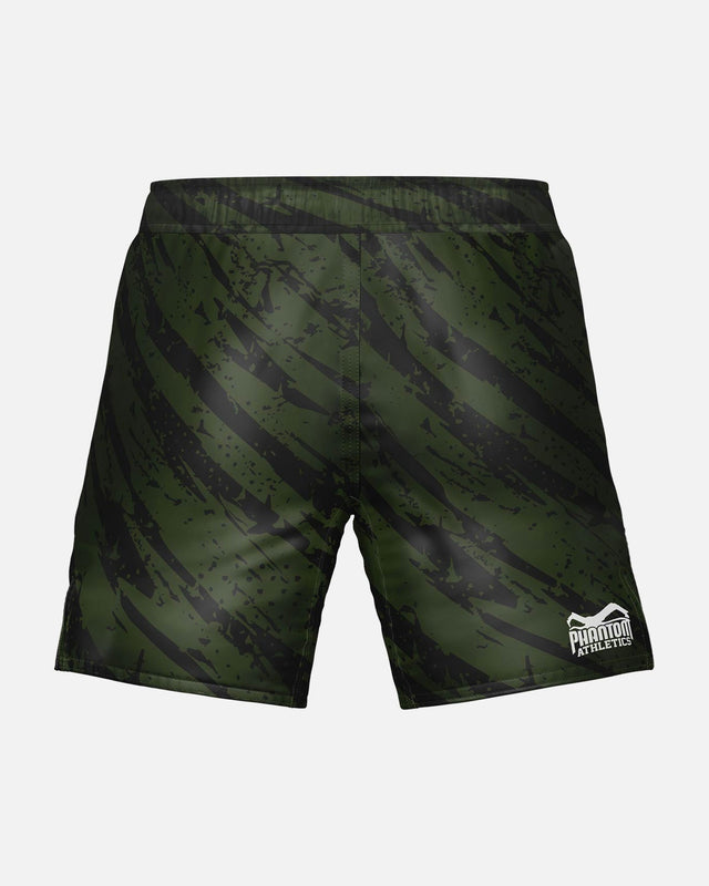 Phantom Athletics MMA Shorts EVO Tiger Camo - Legergroen