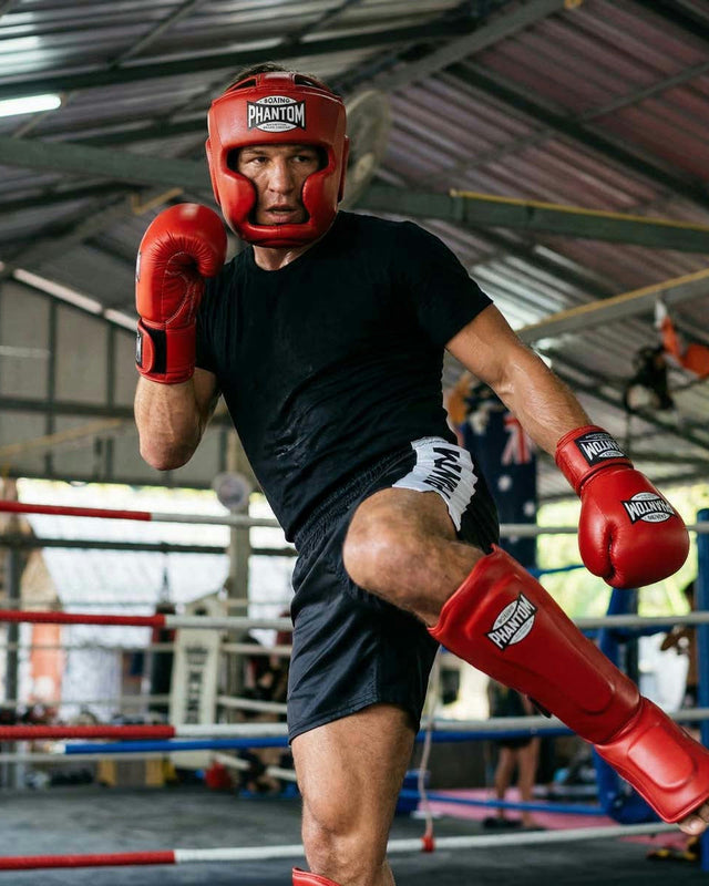 Ochraniacze na piszczele Phantom Athletics Mexico – Czerwone