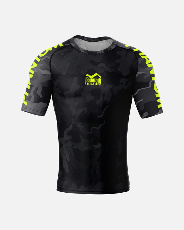 Phantom Athletics Rashguard EVO Neon – Černý/Neonový