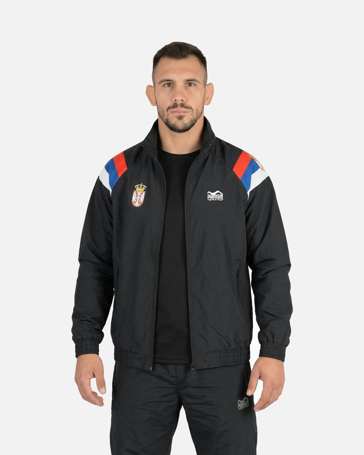 Phantom Athletics Trainingsjas DMC Team Serbia - Zwart