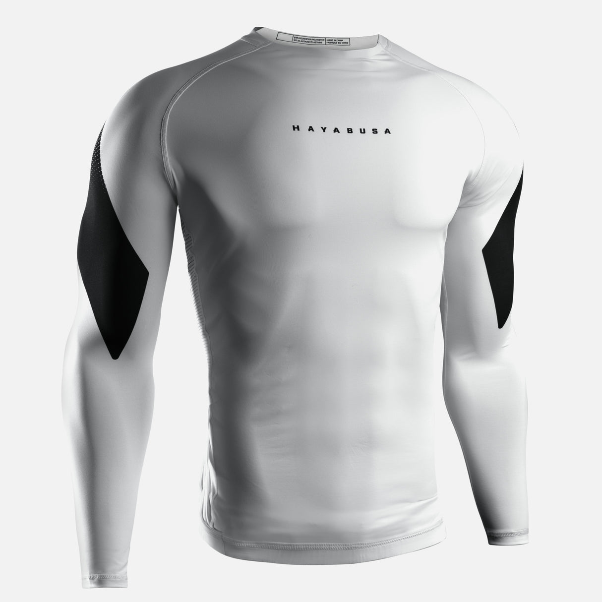 Hayabusa Rashguard Pro Ranked Lange Mouwen - Wit