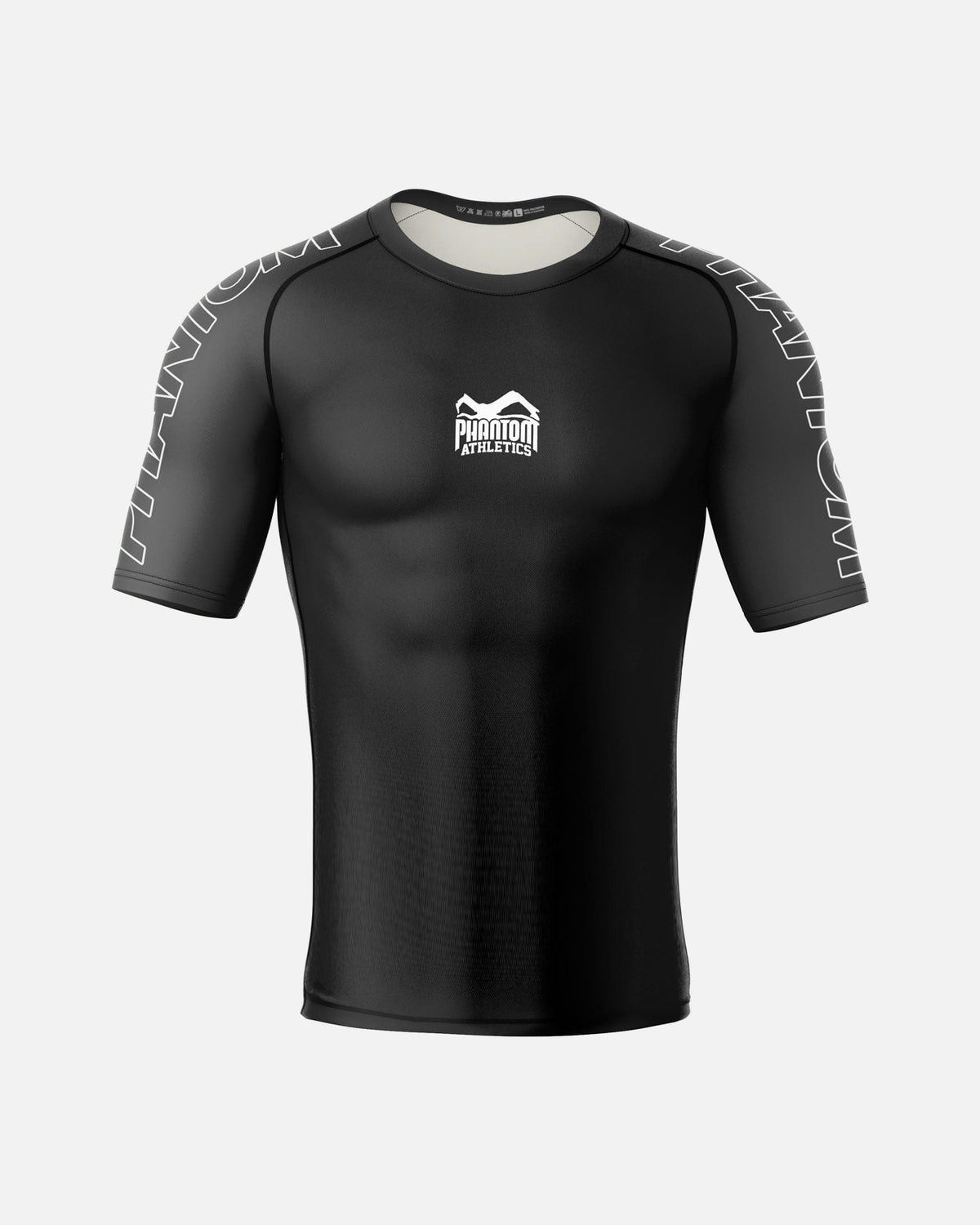 Phantom Athletics Rashguard Ranked - Zwart
