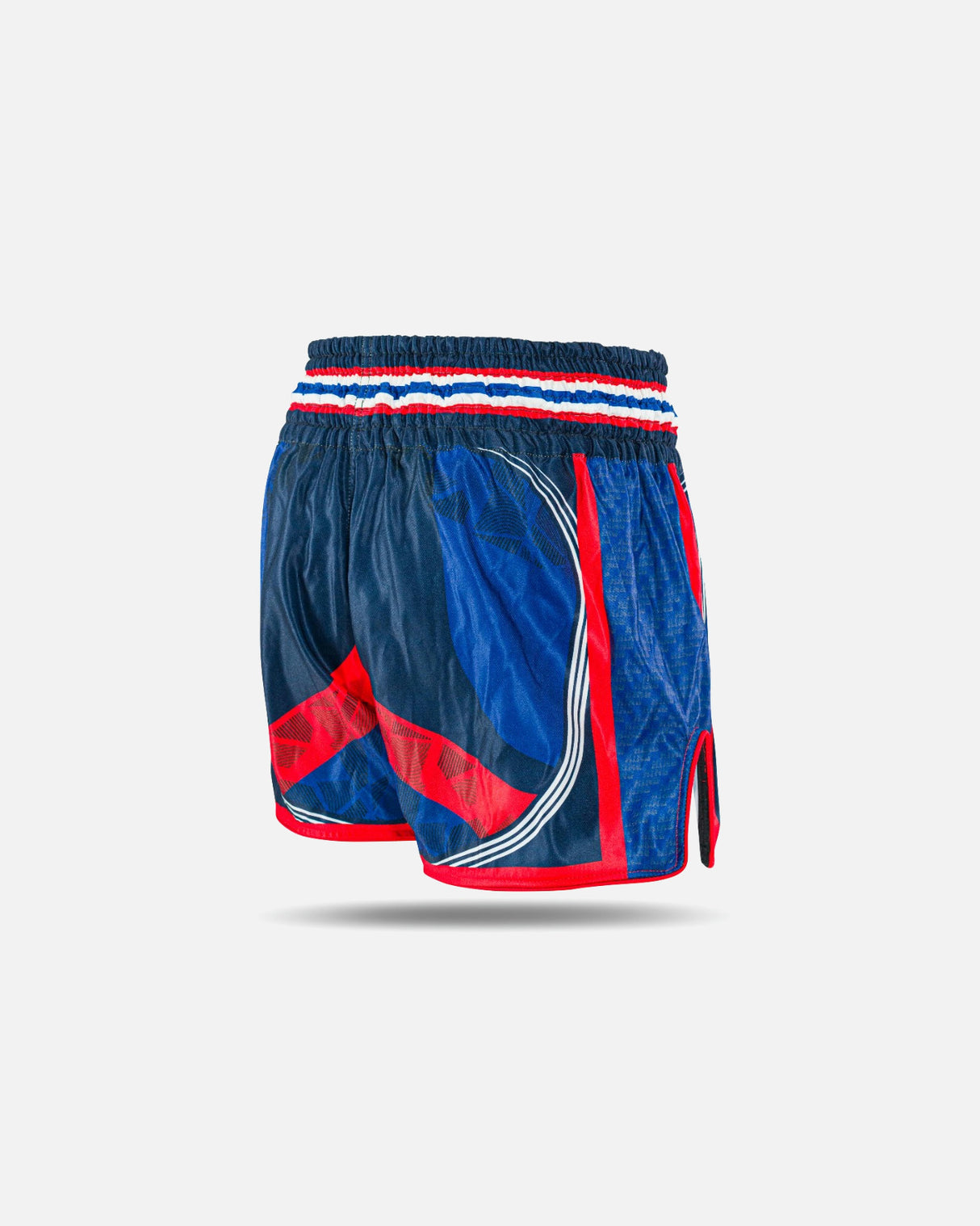 King Pro Boxing Muay Thai Shorts Flag - Blauw