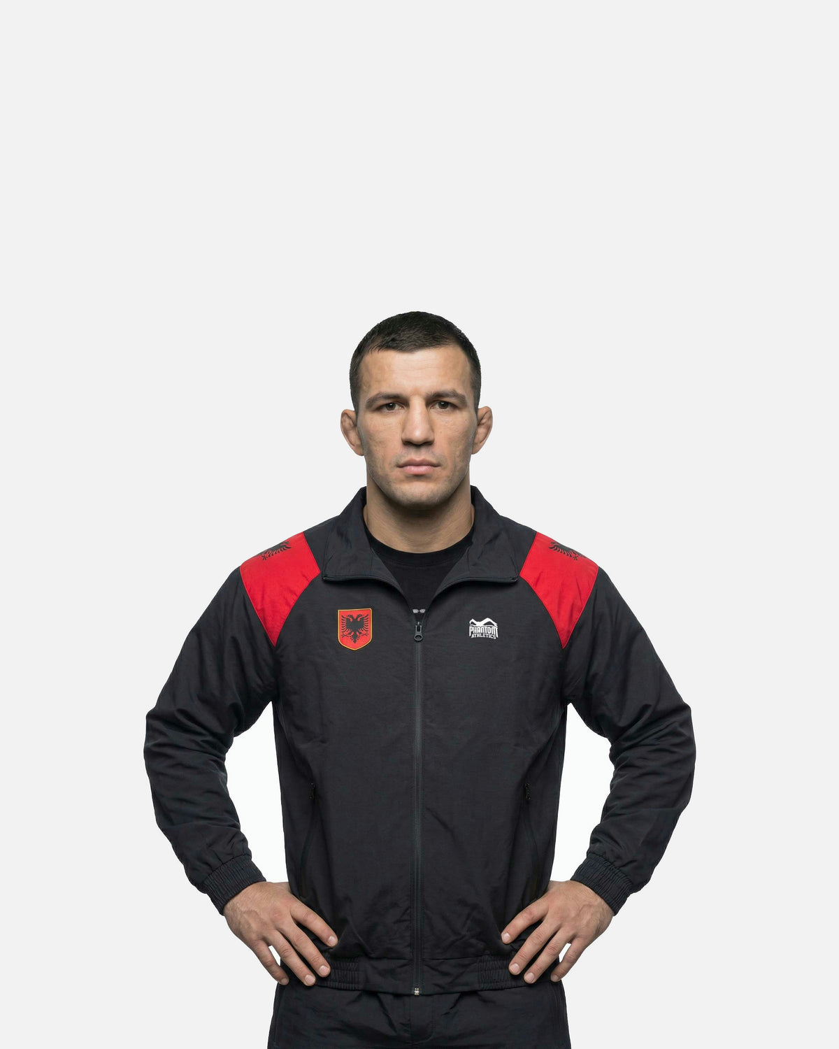 Chaqueta de entrenamiento Phantom Athletics DMC Team Albania – Negro