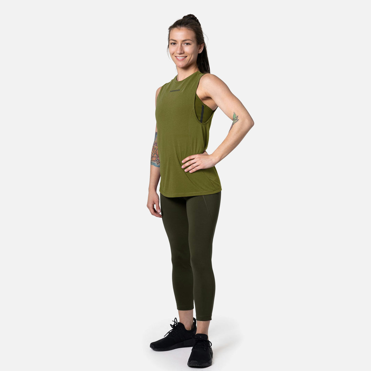 Hayabusa Tank Top Dames - Olijfgroen