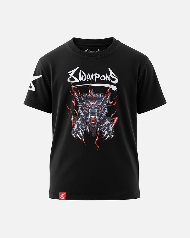 Koszulka 8 WEAPONS Beastial Wolf – Czarna/Czerwona