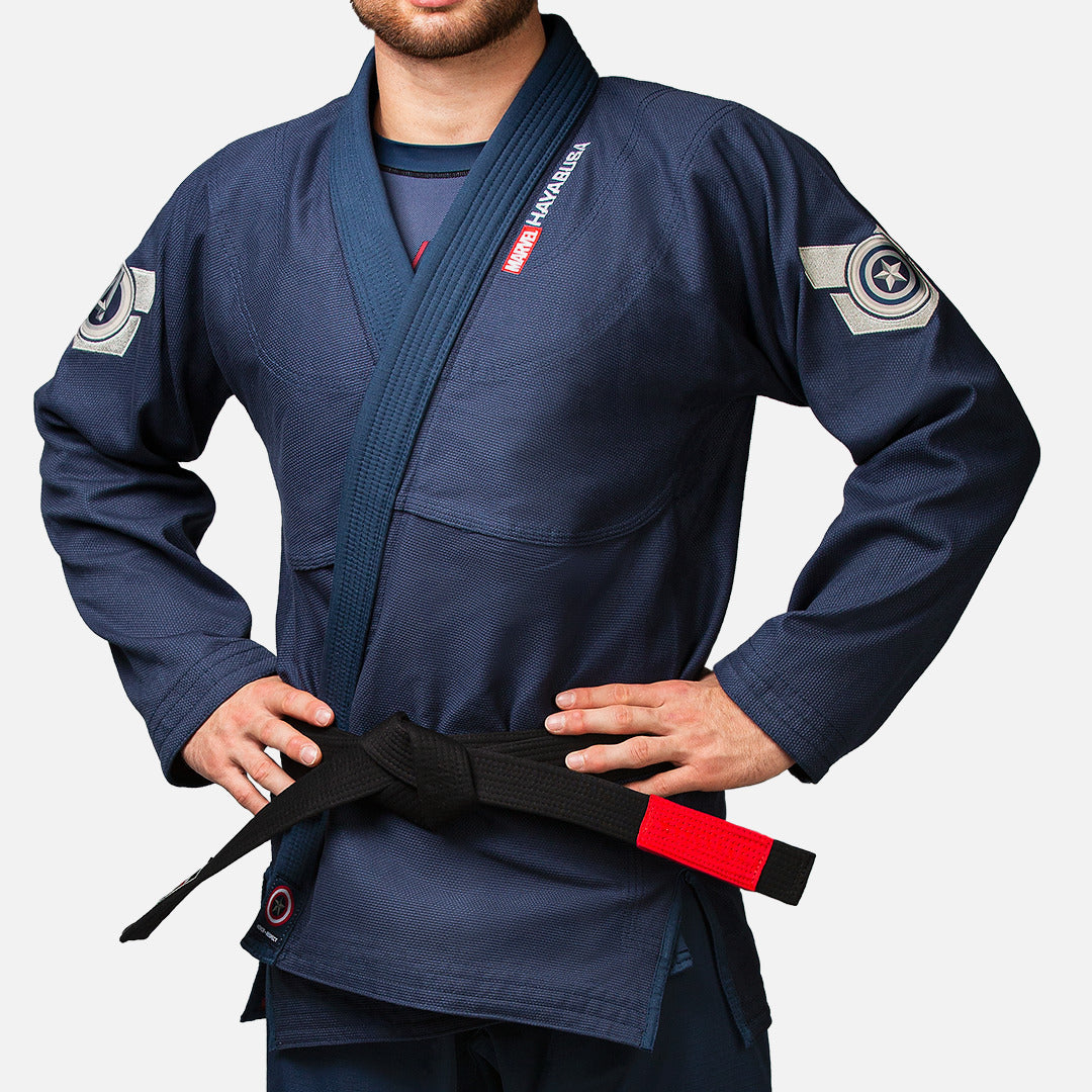 Marvel BJJ Gi Captain America - Blauw