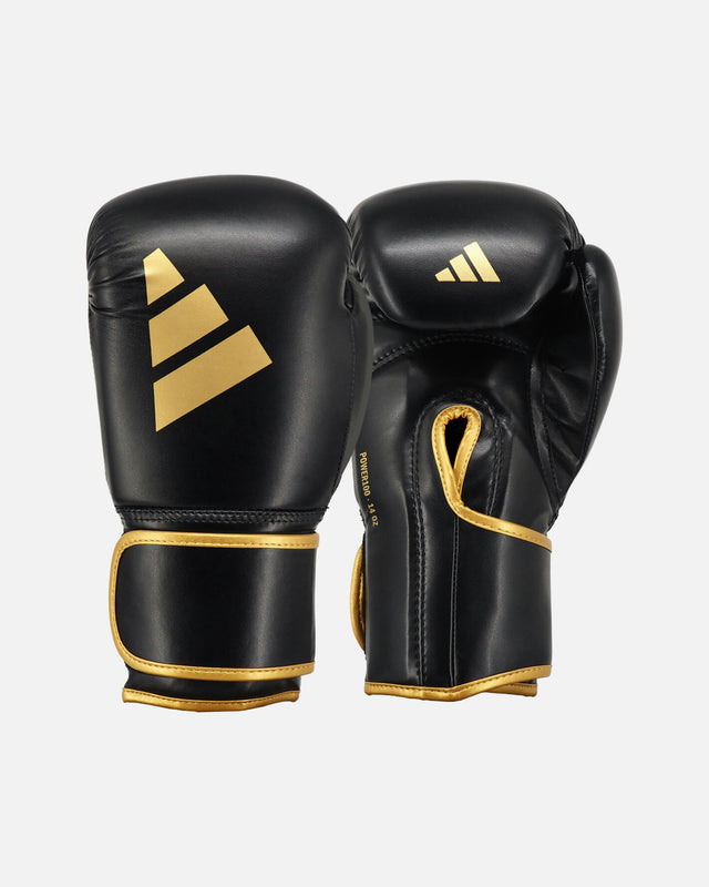Adidas Boxhandschuhe Power 100 – Schwarz/Gold