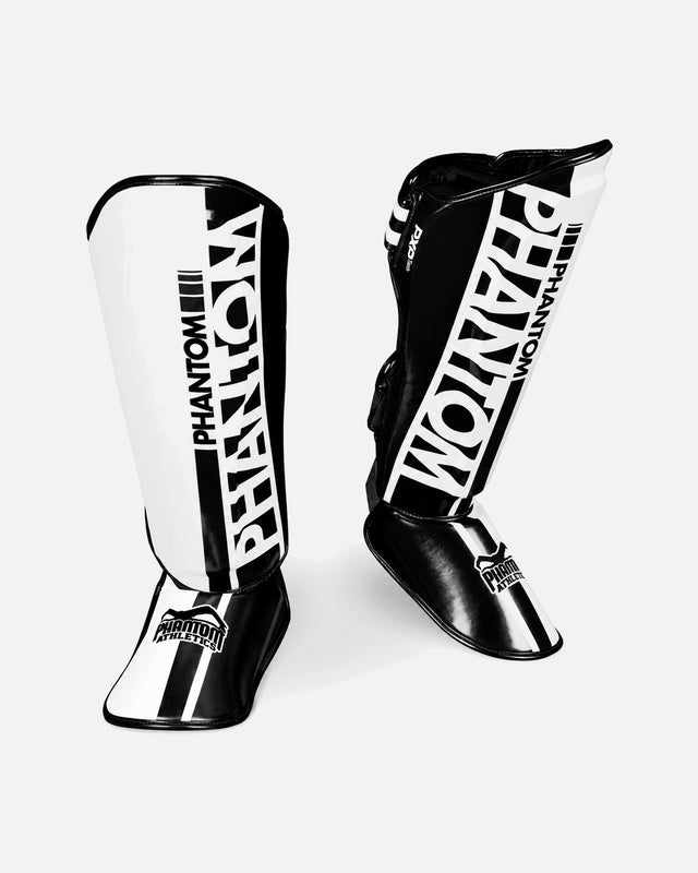 Protège-tibias Phantom Athletics APEX Striking – Blanc
