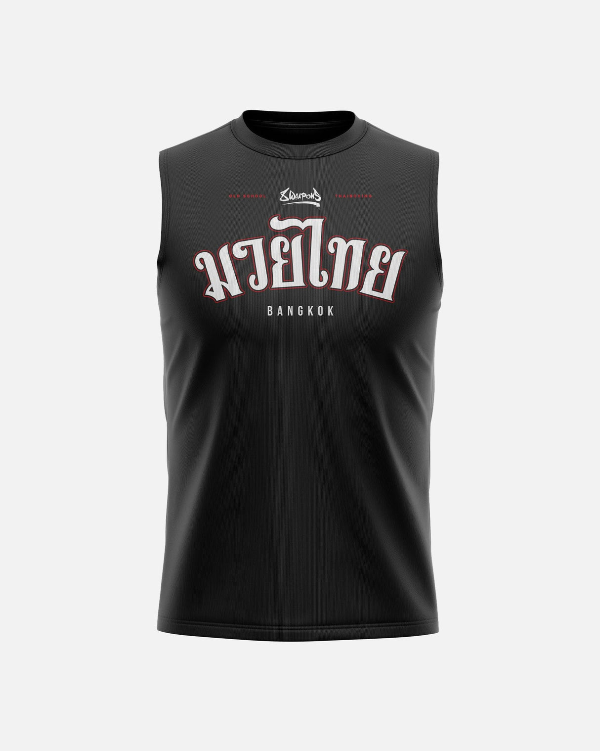 8 WEAPONS Tank Top Bangkok - Zwart/Wit
