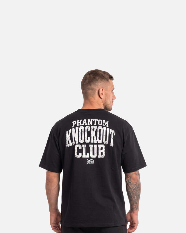 T-shirt Phantom Athletics Knockout Club Oversize Heavy – Nero