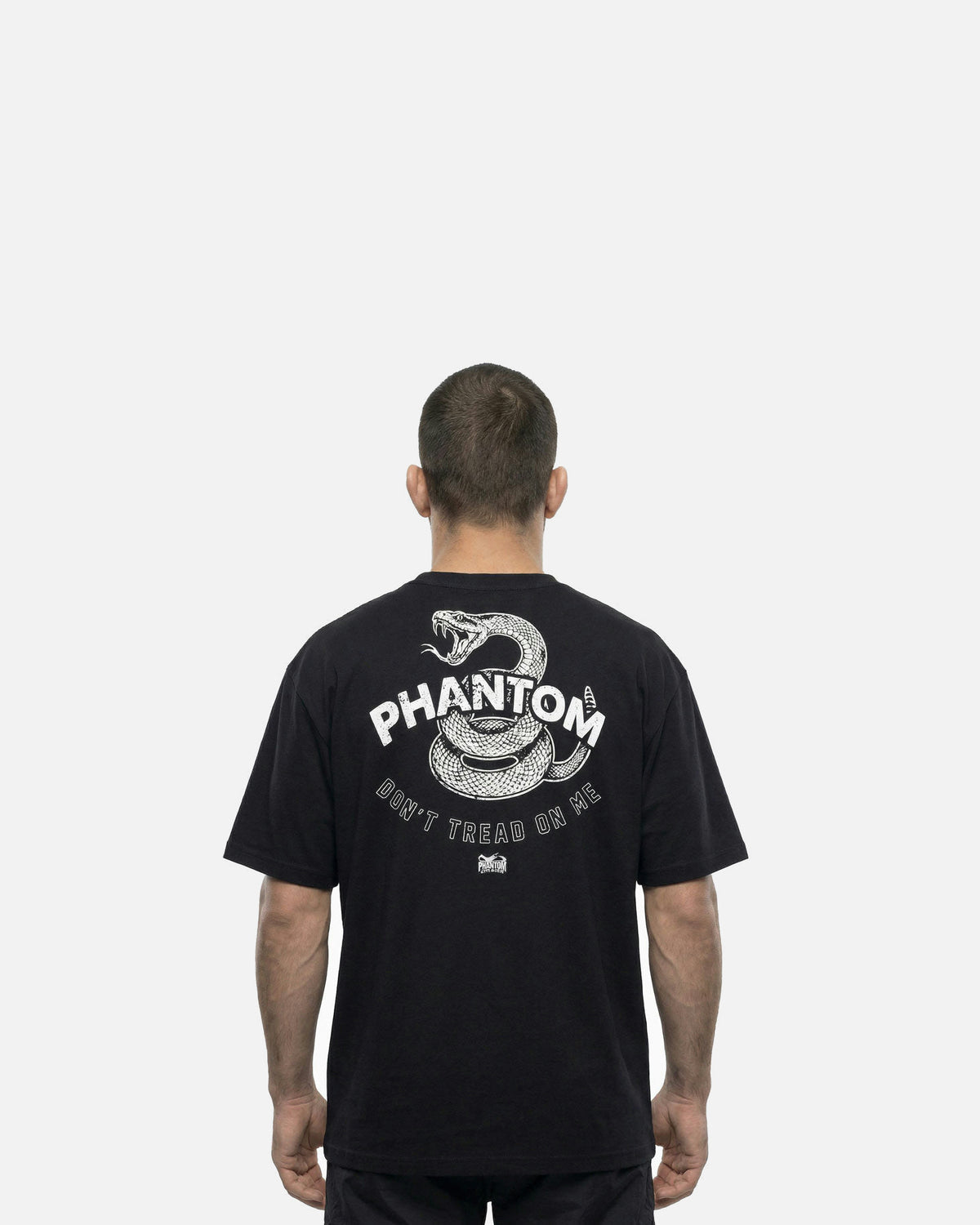 Phantom Athletics T-Shirt DON'T TREAD ON ME - Zwart