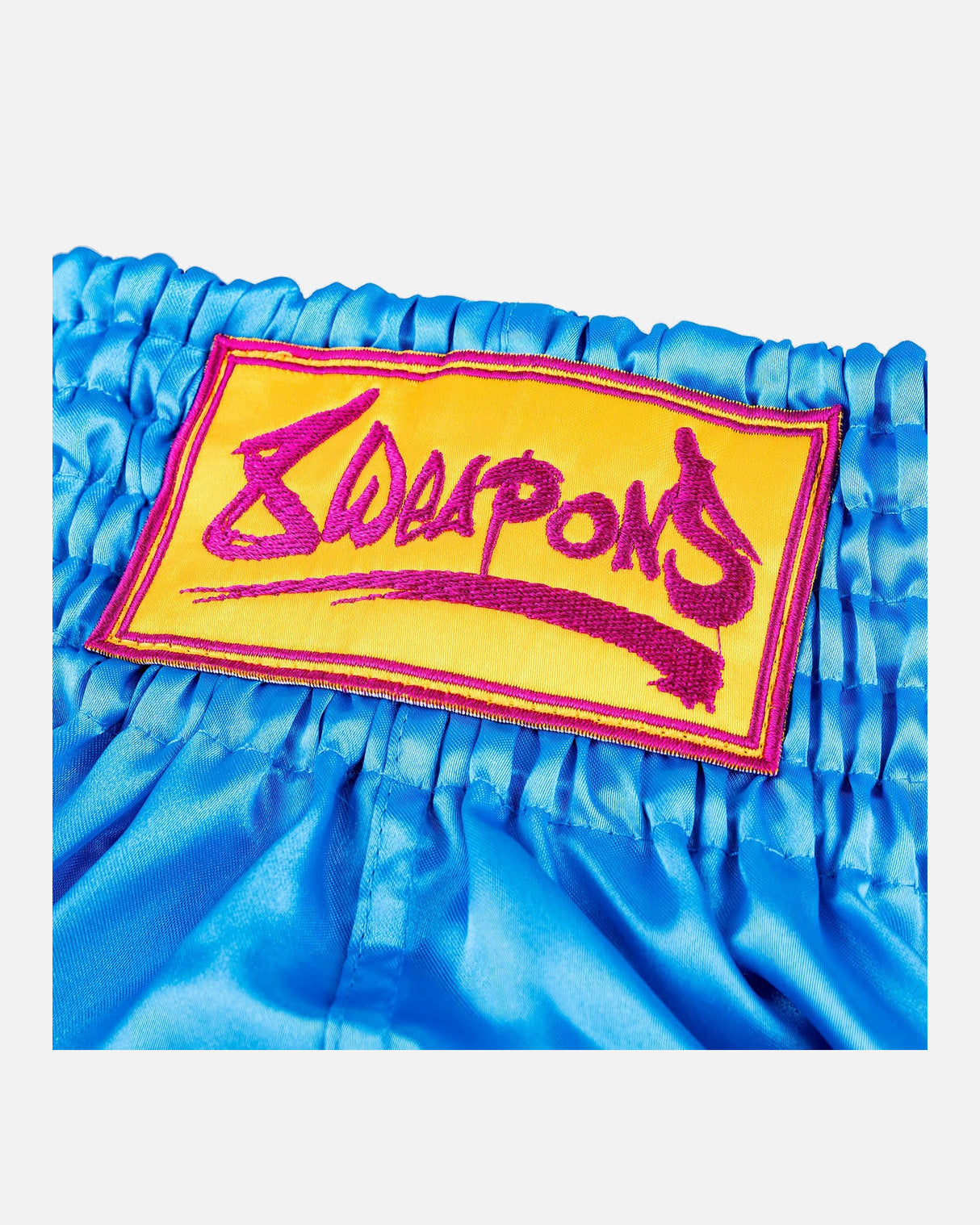 8 WEAPONS Muay Thai Shorts Meow Thai - Blauw/Paars