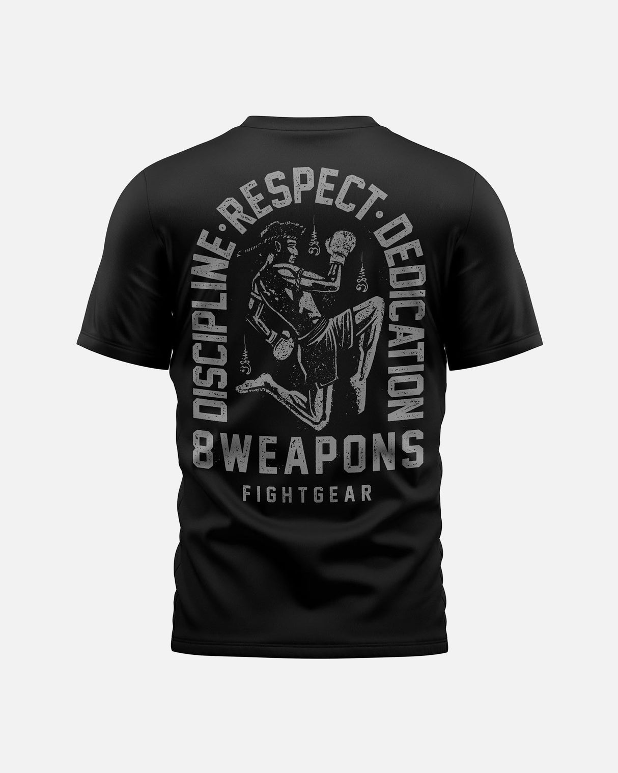 8 WEAPONS T-Shirt Tombstone - Zwart