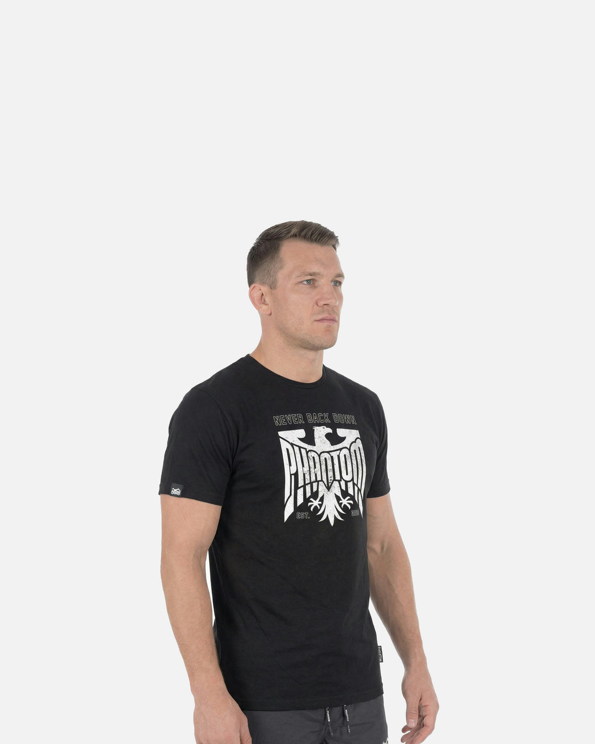 Phantom Athletics T-Shirt Germany Never Back Down - Zwart