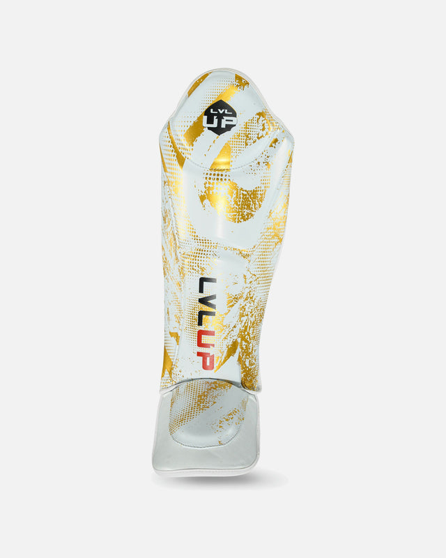 Protège-tibias LVL UP Stadium – Blanc