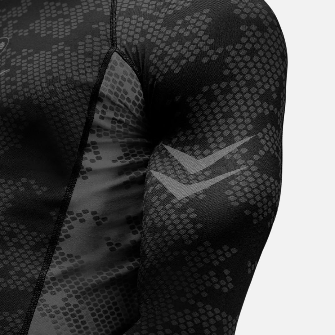 Hayabusa Rashguard Ranked Lange Mouwen - Zwart