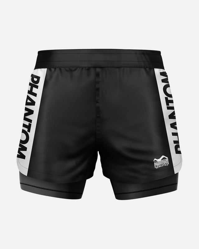 Phantom Athletics Compressie Shorts Fusion 2in1 Apex - Blauw