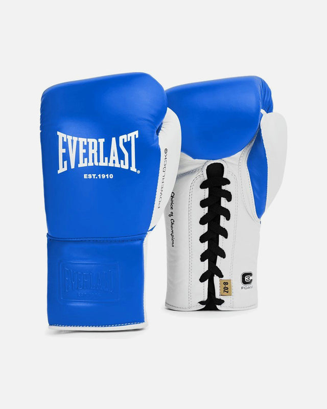 Everlast Boksehandsker Powerlock OG Pro – Blå/Hvid