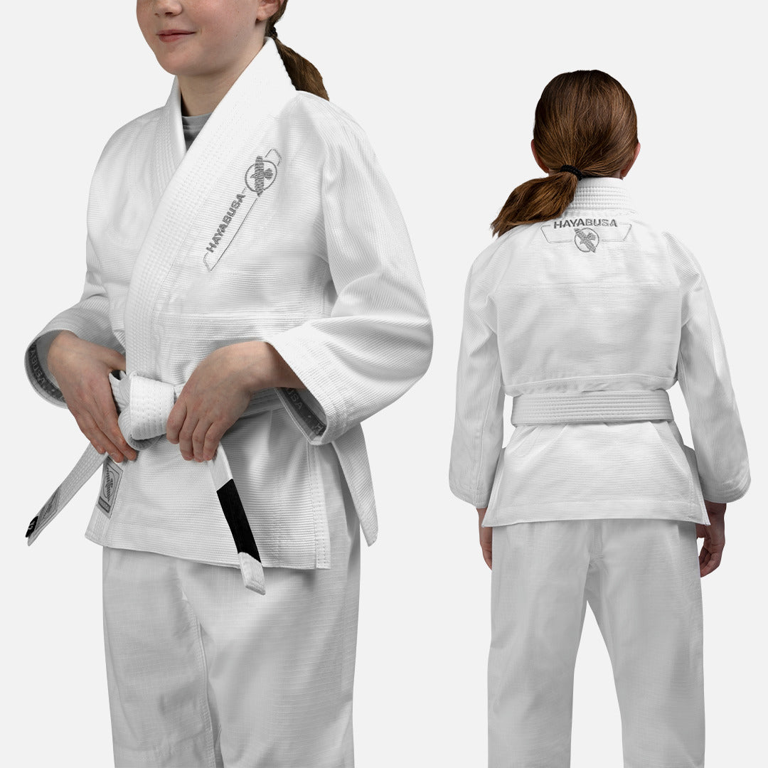 Hayabusa BJJ Gi Essential Kinderen - Wit
