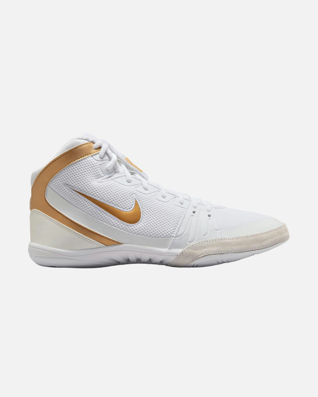 Nike Worstelschoenen Freek - Wit/Goud